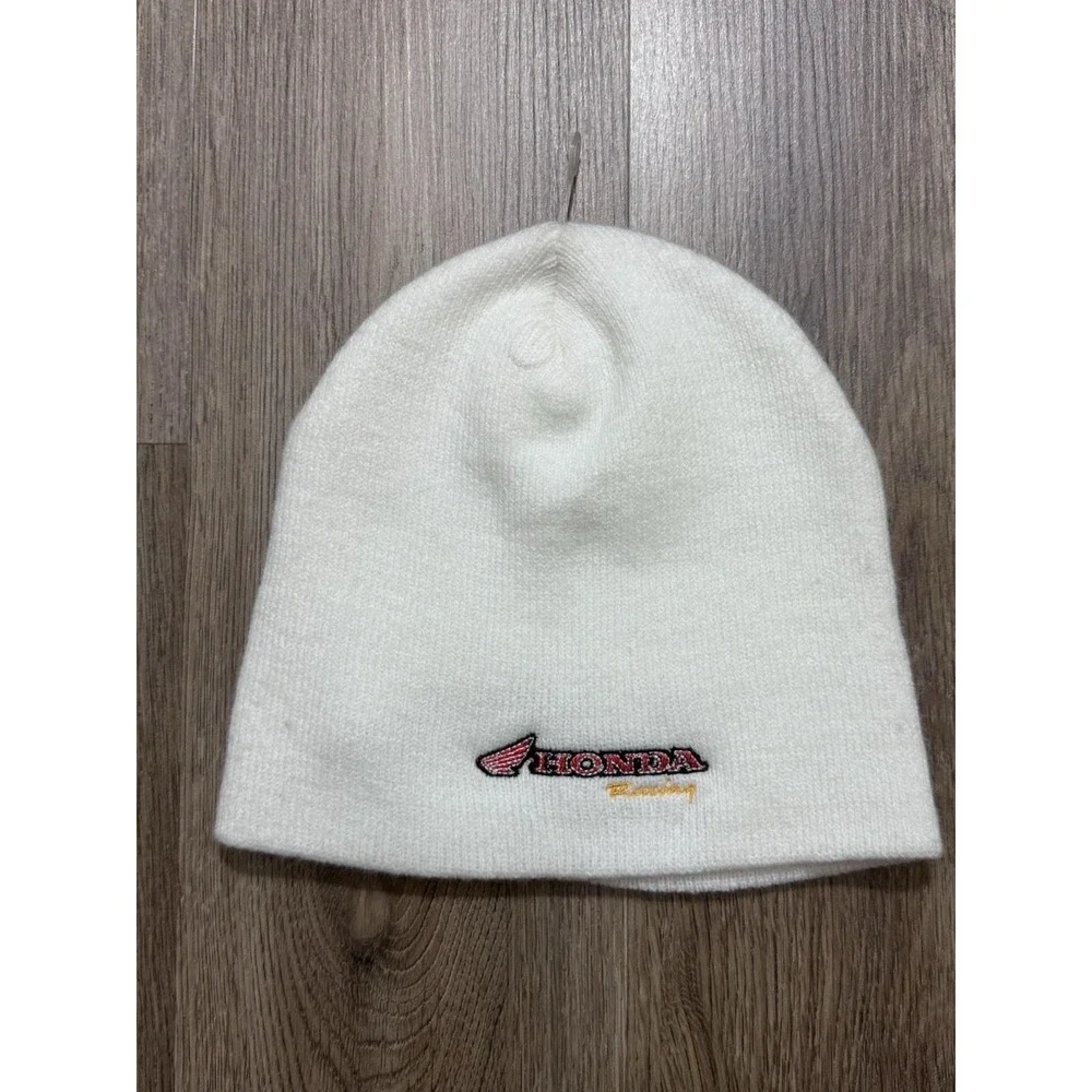Vintage Honda Racing Woody Woodpecker Flame Beanie One Size